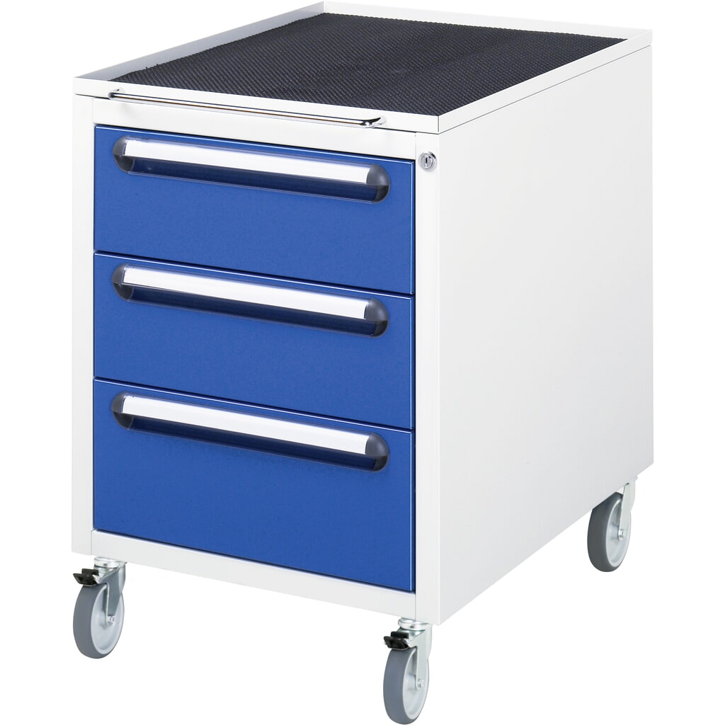 Immagine del prodotto: RAU Contenitore con base su ruote, HxLxP 690 x 480 x 600 mm, con 3 cassetti