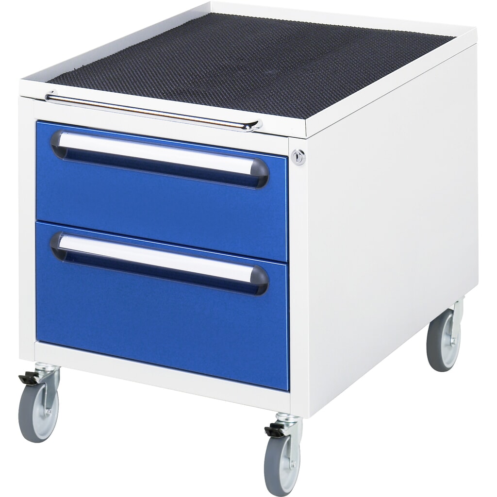 RAU Contenitore con base su ruote, HxLxP 450 x 480 x 600 mm, con 2 cassetti Immagine del prodotto: RAU Contenitore con base su ruote, HxLxP 450 x 480 x 600 mm, con 2 cassetti