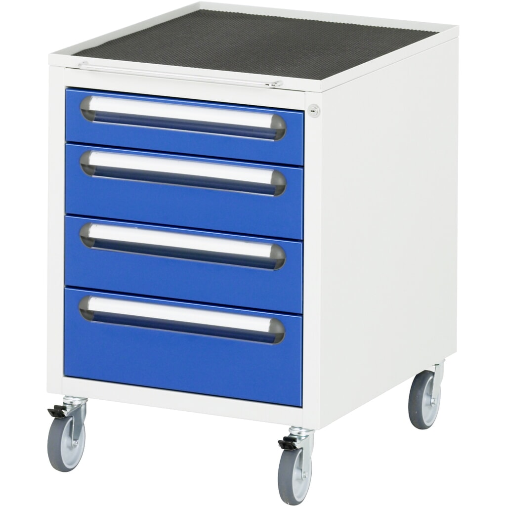 Immagine del prodotto: RAU Contenitore con base su ruote, HxLxP 690 x 480 x 600 mm, con 4 cassetti