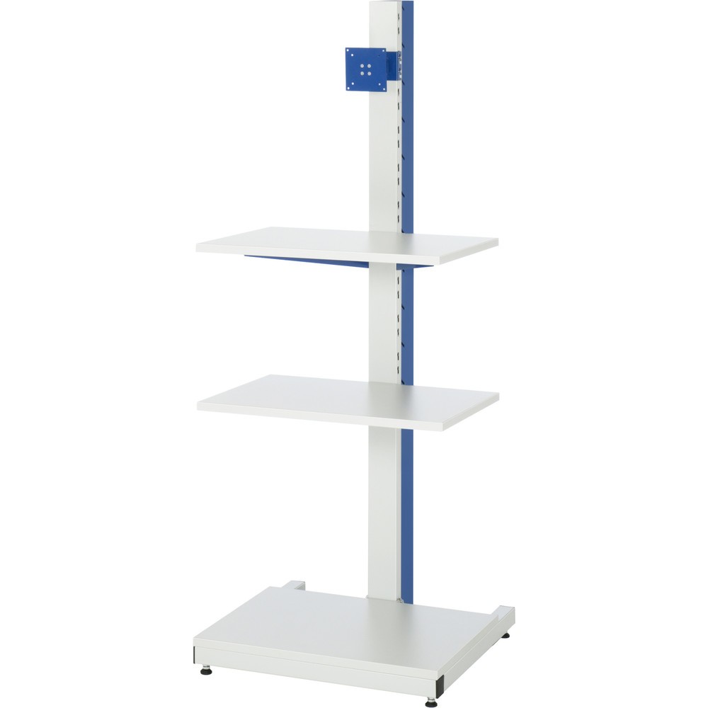 Immagine del prodotto n. 1: RAU Porta-computer, HxLxP 1.680 x 650 x 650 mm, con supporto per schermo piatto