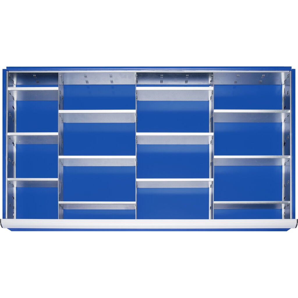 RAU Set di divisori per cassetto, HxLxP 47 x 1.055 x 560 mm, con set di 4 listelli e 3 divisori, misura XL per altezza frontale 60-90 mm Immagine del prodotto: RAU Set di divisori per cassetto, HxLxP 47 x 1.055 x 560 mm, con set di 4 listelli e 3 divisori, misura XL per altezza frontale 60-90 mm