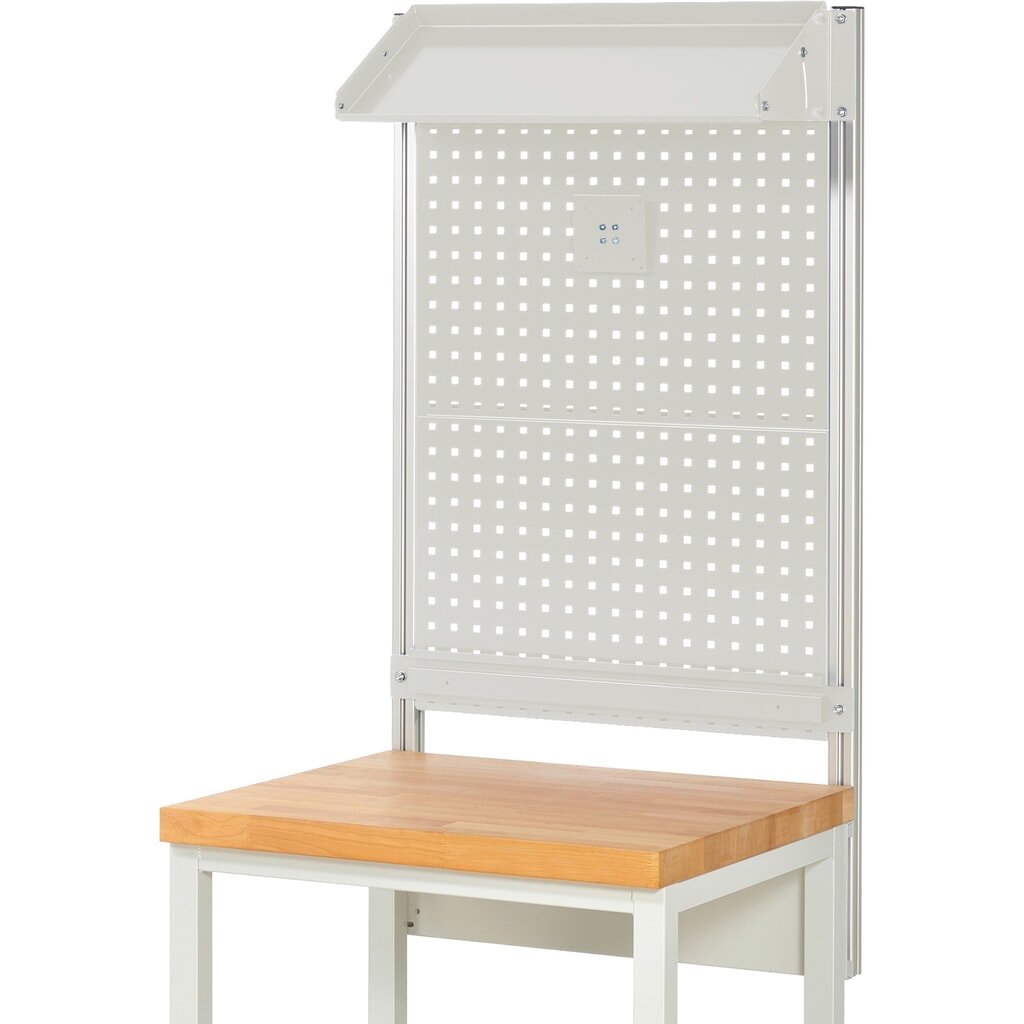 Struttura banco da lavoro RAU, AxLxP 1.130 x 750 x 350 mm, con 1 piano di appoggio in metallo inclinabile, 1 guida di supporto e 1 supporto per schermo piatto, set completo 02 per larghezza prodotto 750 mm Immagine del prodotto n. 2: Struttura banco da lavoro RAU, AxLxP 1.130 x 750 x 350 mm, con 1 piano di appoggio in metallo inclinabile, 1 guida di supporto e 1 supporto per schermo piatto, set completo 02 per larghezza prodotto 750 mm