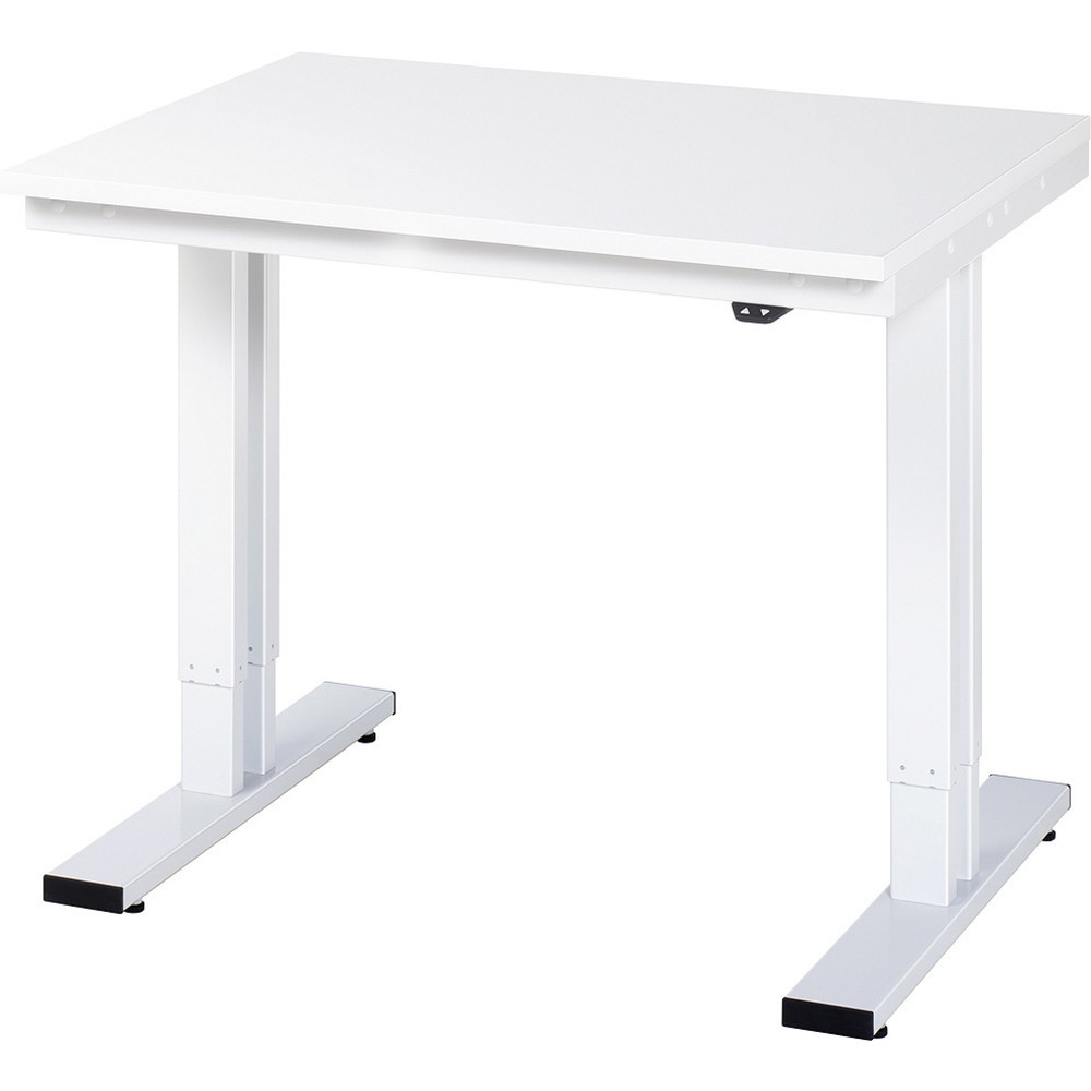 Immagine del prodotto: RAU Tavolo da lavoro regolabile in altezza elettricamente Serie adlatus 300, HxLxP 720 x 1.120 x 1.000 x 800 mm, piano di lavoro rivestito in resina melamminica