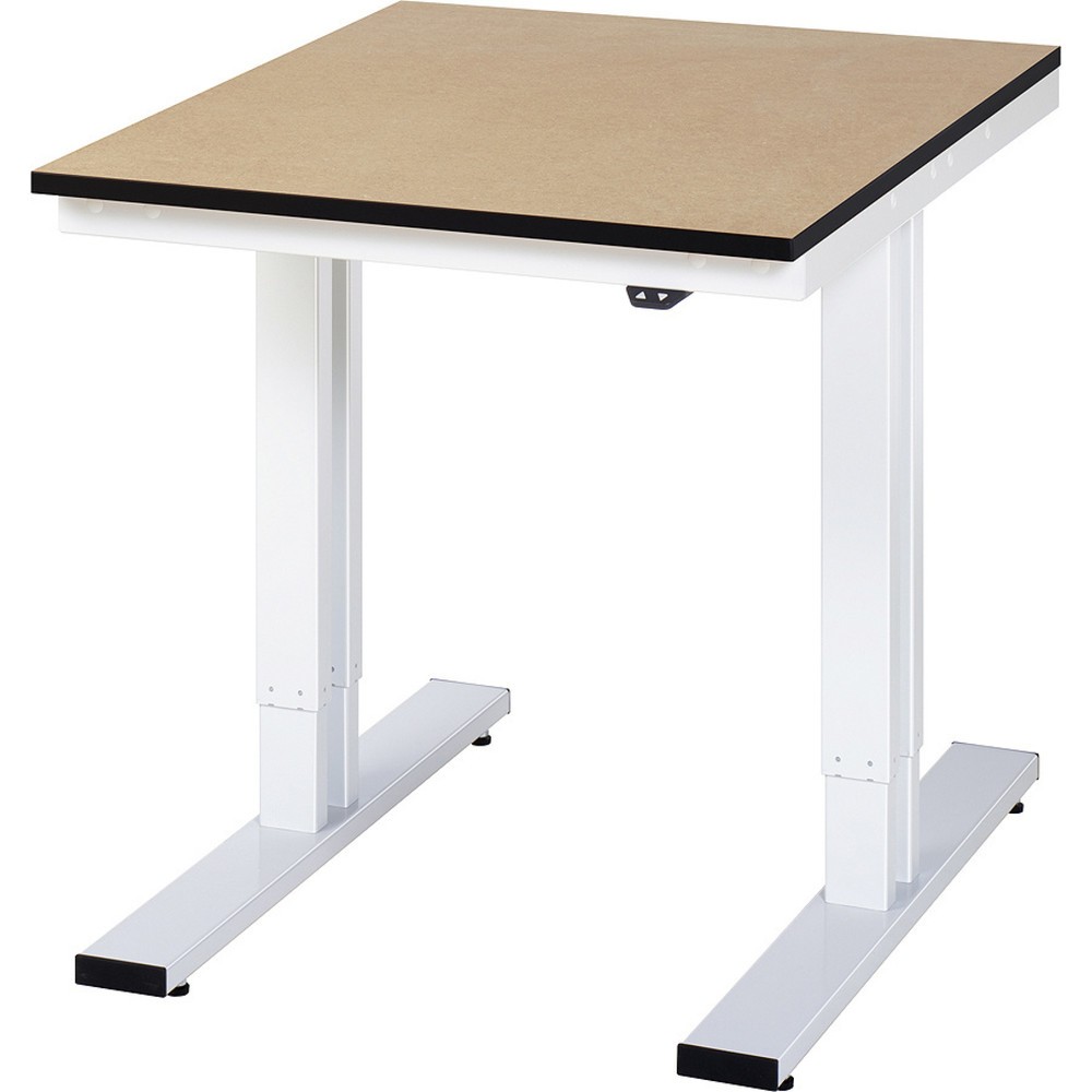 Immagine del prodotto: RAU Tavolo da lavoro regolabile in altezza elettricamente Serie adlatus 300, HxLxP 720-1.120 x 750 x 1.000 mm, piano di lavoro in MDF