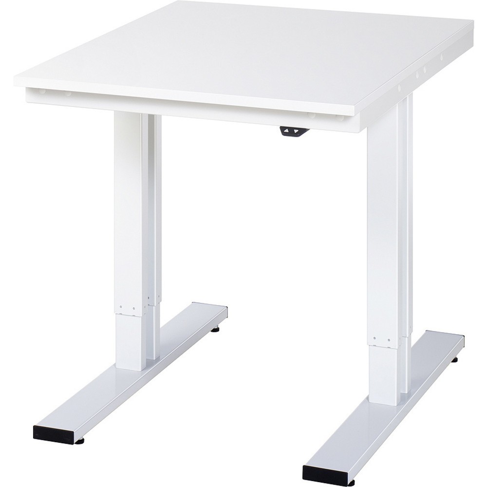 Immagine del prodotto: RAU Tavolo da lavoro regolabile in altezza elettricamente Serie adlatus 300, HxLxP 720-1.120 x 750 x 1.000 mm, piano di lavoro in EGB rivestito in resina melamminica