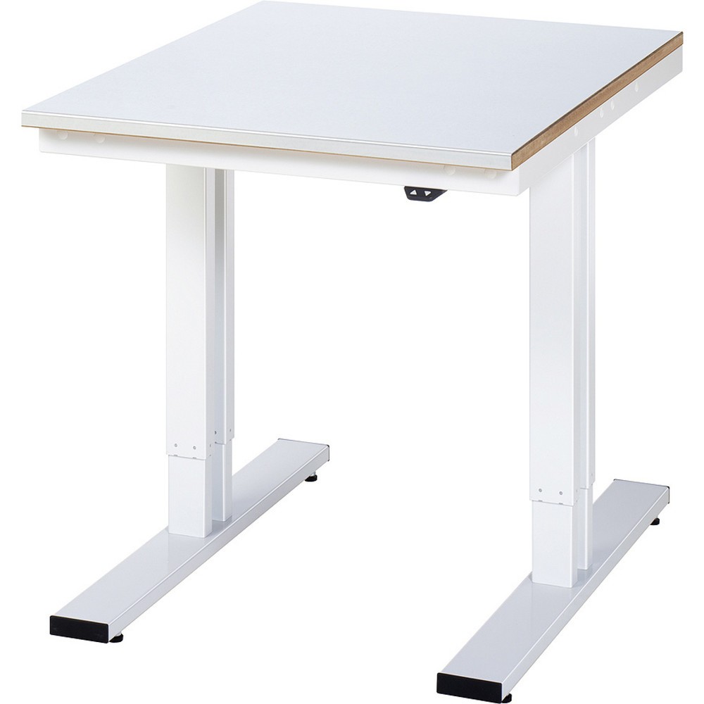 Immagine del prodotto n. 1: RAU Tavolo da lavoro regolabile in altezza elettricamente Serie adlatus 300, HxLxP 720-1.120 x 750 x 1.000 mm, piano di lavoro rivestito in lamiera d’acciaio