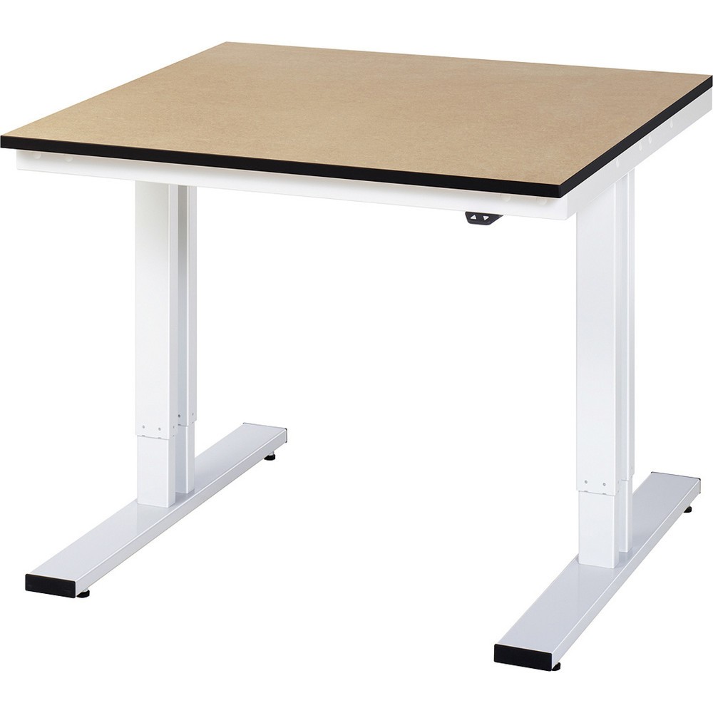 Immagine del prodotto n. 1: RAU Tavolo da lavoro regolabile in altezza elettricamente Serie adlatus 300, HxLxP 720-1.120 x 1.000 x 1.000 mm, piano di lavoro in MDF