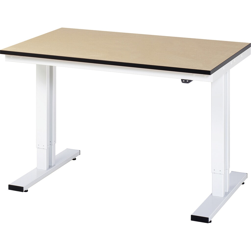 RAU Tavolo da lavoro regolabile in altezza elettricamente Serie adlatus 300, HxLxP 720-1.120 x 1.250 x 800 mm, piano di lavoro in MDF Immagine del prodotto: RAU Tavolo da lavoro regolabile in altezza elettricamente Serie adlatus 300, HxLxP 720-1.120 x 1.250 x 800 mm, piano di lavoro in MDF