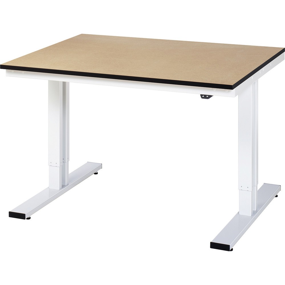 Immagine del prodotto: RAU Tavolo da lavoro regolabile in altezza elettricamente Serie adlatus 300, HxLxP 720-1.120 x 1.250 x 1.000 mm, piano di lavoro in MDF
