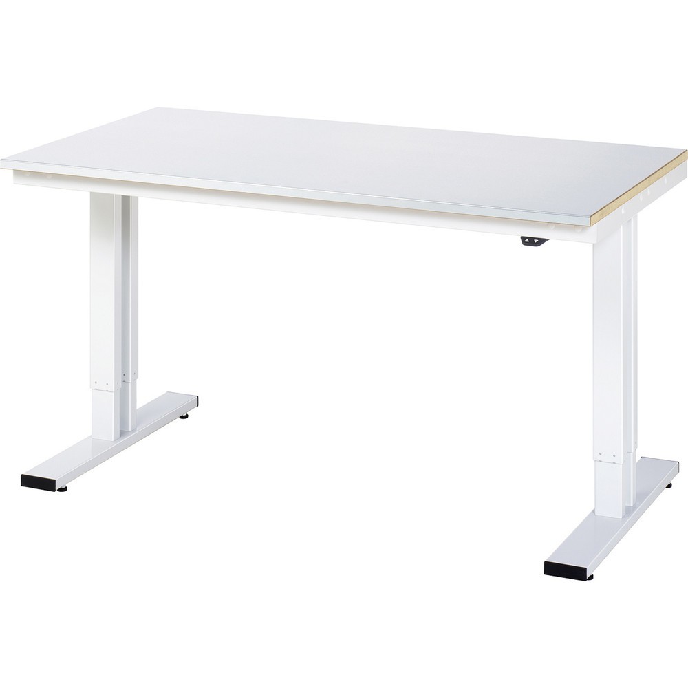 Immagine del prodotto n. 1: RAU Tavolo da lavoro regolabile in altezza elettricamente Serie adlatus 300, HxLxP 720-1.120 x 1.500 x 800 mm, rivestimento in lamiera d’acciaio