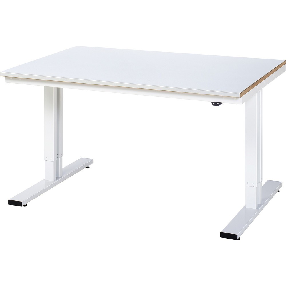 Immagine del prodotto: RAU Tavolo da lavoro regolabile in altezza elettricamente Serie adlatus 300, HxLxP 720-1.120 x 1.500 x 1.000 mm, piano di lavoro rivestito in lamiera d’acciaio