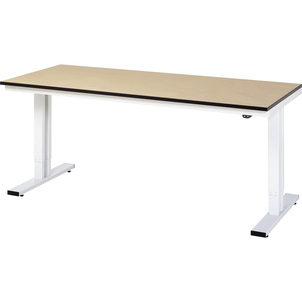 Immagine del prodotto: RAU Tavolo da lavoro regolabile in altezza elettricamente Serie adlatus 300, HxLxP 720-1.120 x 2.000 x 800 mm, piano di lavoro in MDF