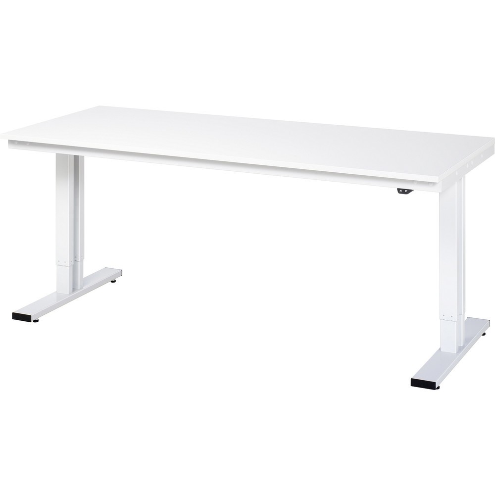 Immagine del prodotto n. 1: RAU Tavolo da lavoro regolabile in altezza elettricamente Serie adlatus 300, HxLxP 720 x 1.120 x 2.000 x 800 mm, piano di lavoro rivestito in resina melamminica