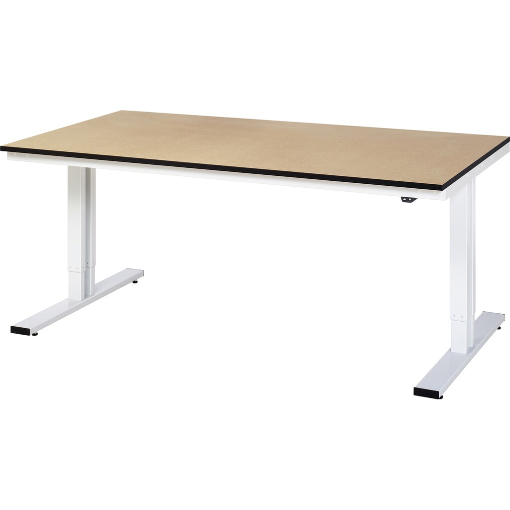 Immagine del prodotto: RAU Tavolo da lavoro regolabile in altezza elettricamente Serie adlatus 300, HxLxP 720-1.120 x 2.000 x 1.000 mm, piano di lavoro in MDF