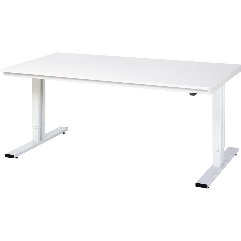 Immagine del prodotto: RAU Tavolo da lavoro regolabile in altezza elettricamente Serie adlatus 300, HxLxP 720 x 1.120 x 2.000 x 1.000 mm, piano di lavoro rivestito in resina melamminica