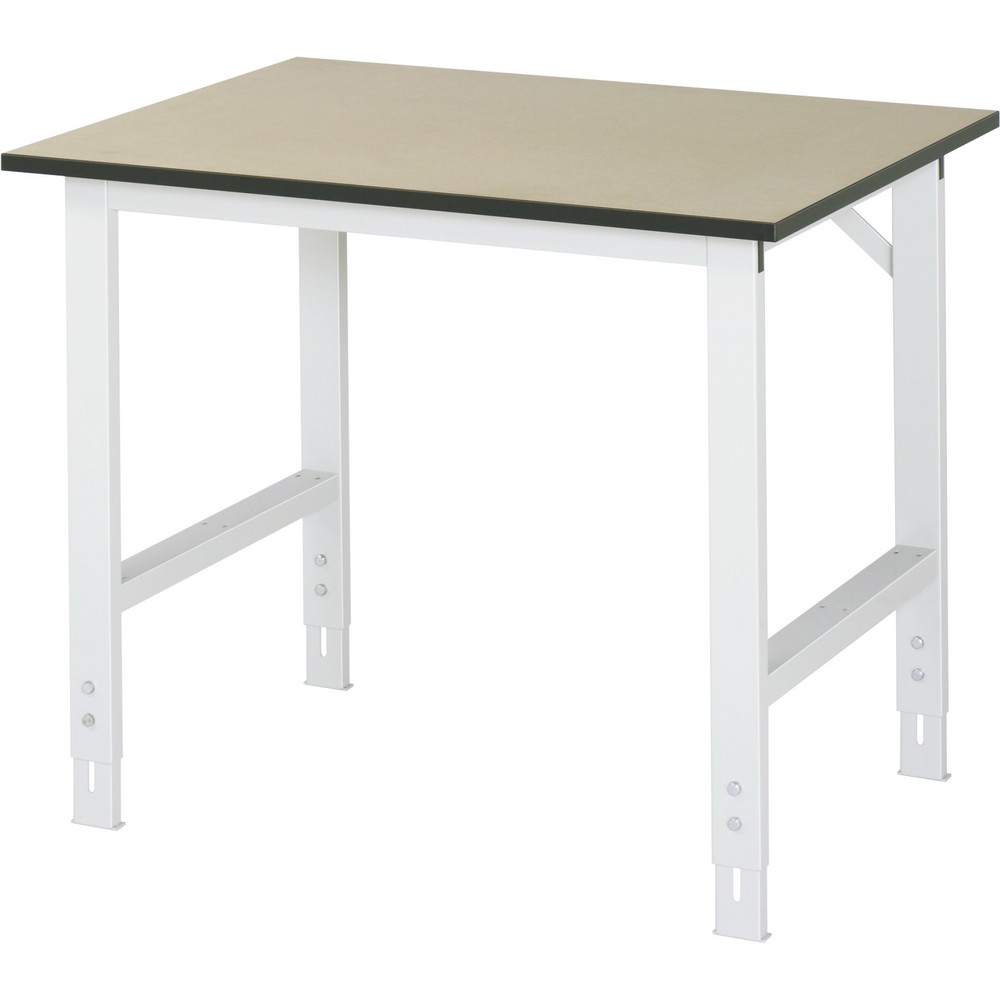 Immagine del prodotto: RAU Tavolo da lavoro regolabile in altezza Serie TOM, HxLxP 760-1.080 x 1.000 x 800 mm, piano di lavoro in MDF