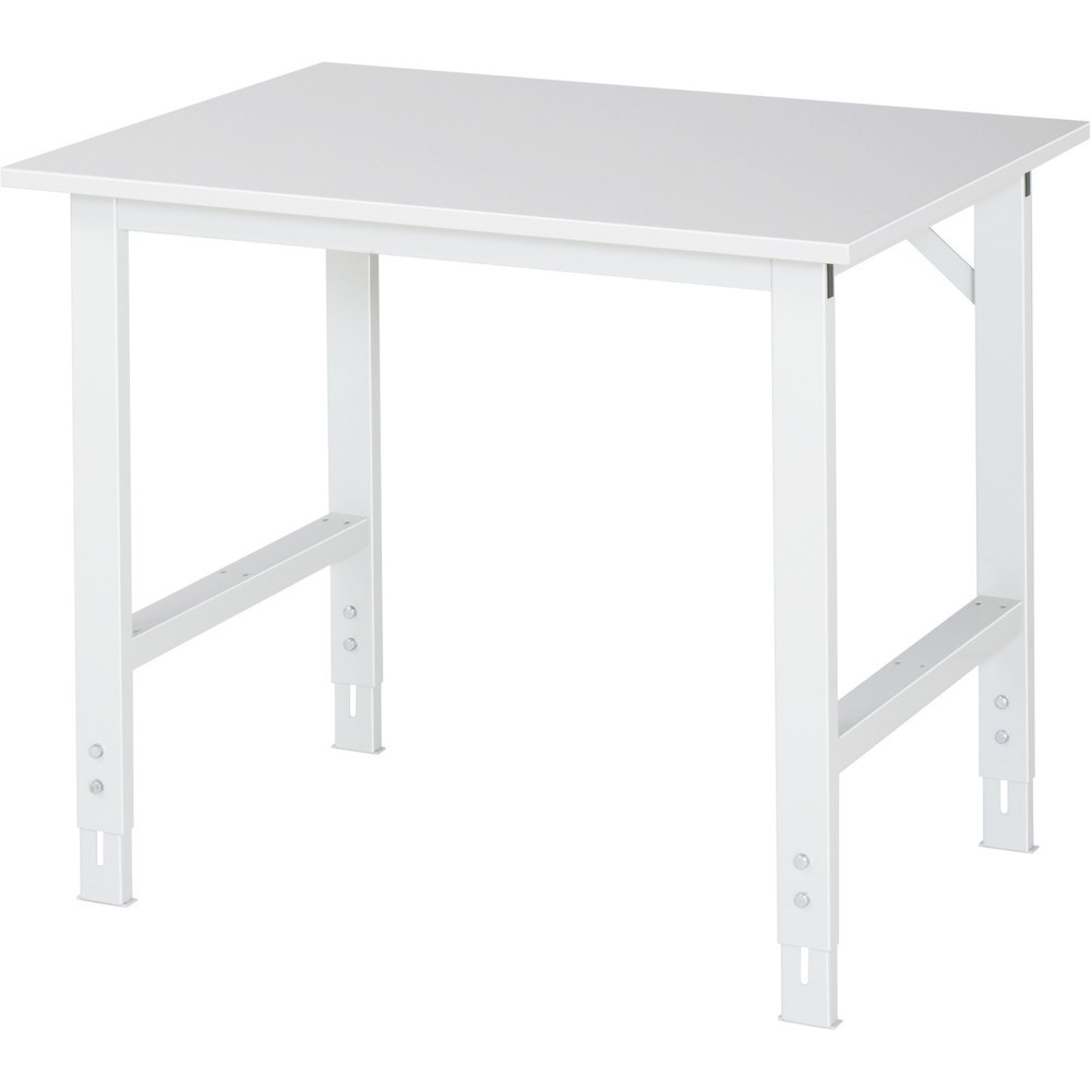 Immagine del prodotto n. 1: RAU Tavolo da lavoro regolabile in altezza Serie TOM, HxLxP 760-1.080 x 1.000 x 800 mm, piano di lavoro rivestito in resina melamminica