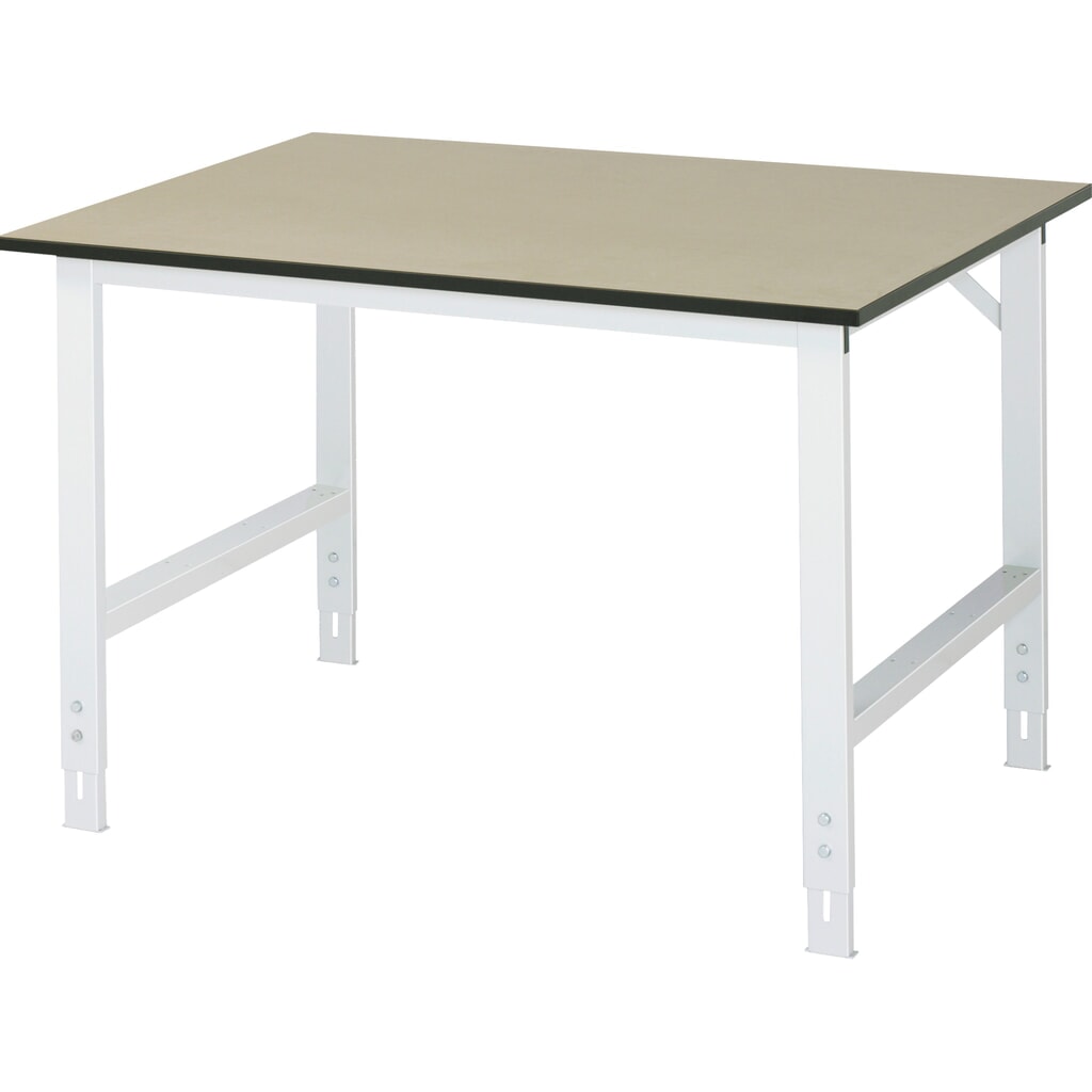 Immagine del prodotto: RAU Tavolo da lavoro regolabile in altezza Serie TOM, HxLxP 760-1.080 x 1.250 x 1.000 mm, piano di lavoro in MDF