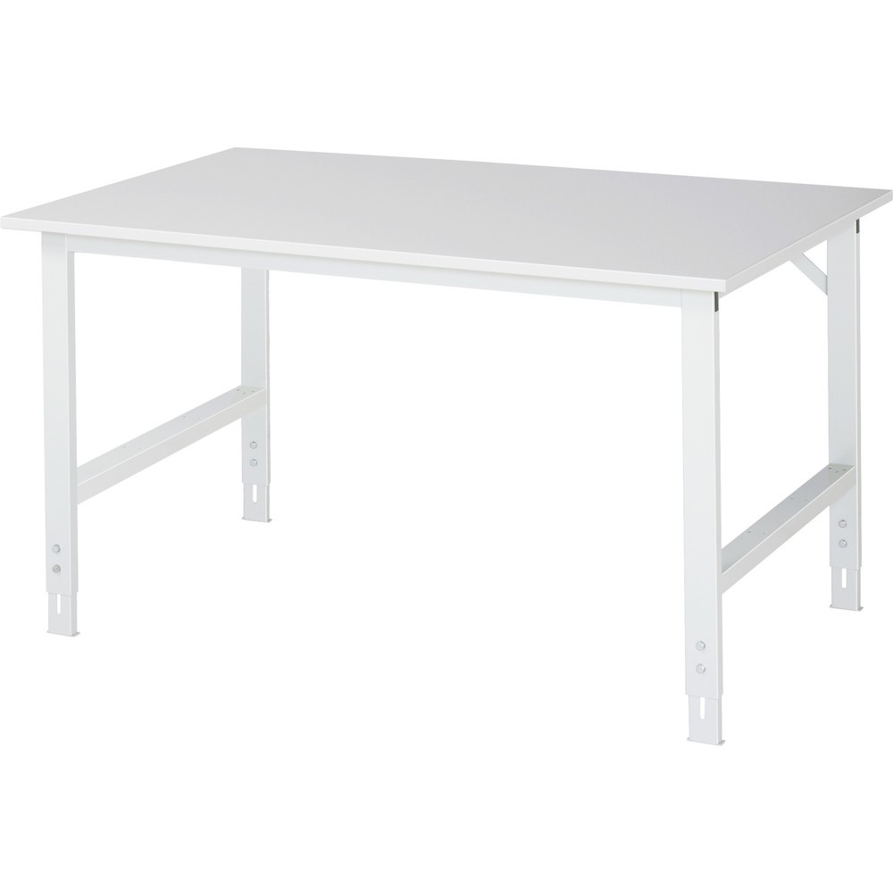Immagine del prodotto: RAU Tavolo da lavoro regolabile in altezza Serie TOM, HxLxP 760-1.080 x 1.500 x 1.000 mm, piano di lavoro rivestito in resina melamminica