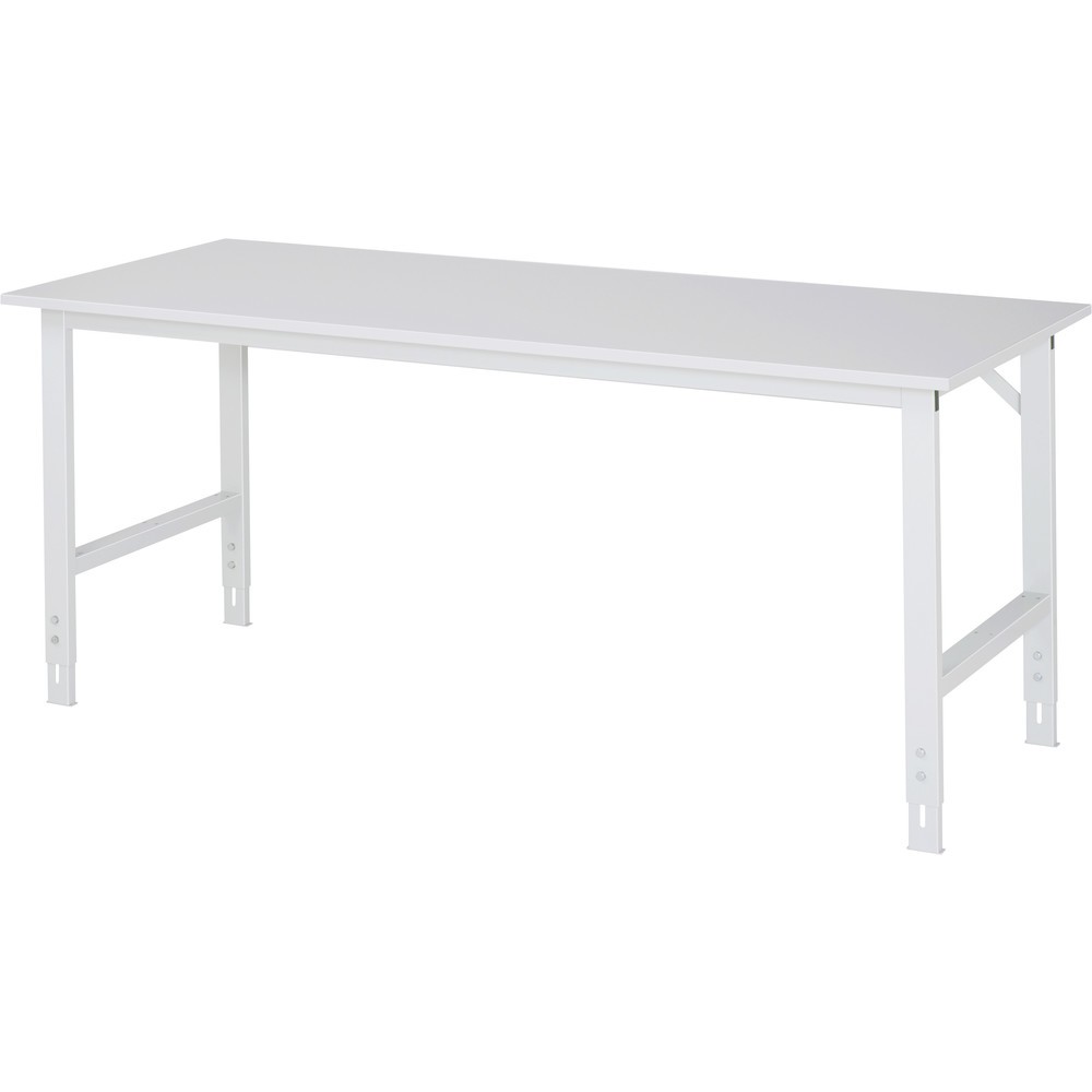 Immagine del prodotto n. 1: RAU Tavolo da lavoro regolabile in altezza Serie TOM, HxLxP 760-1.080 x 2.000 x 800 mm, piano di lavoro rivestito in resina melamminica
