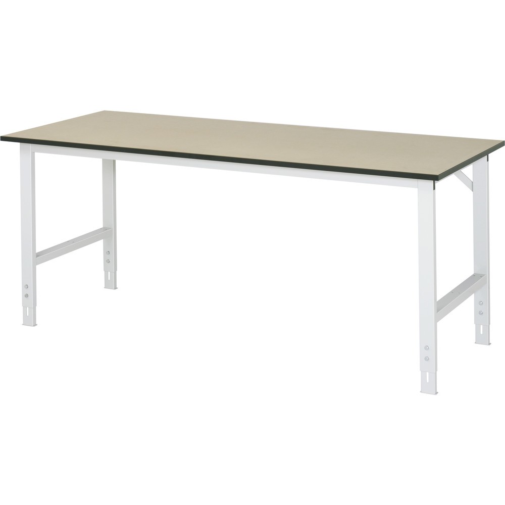 Immagine del prodotto: RAU Tavolo da lavoro regolabile in altezza Serie TOM, HxLxP 760-1.080 x 2.000 x 800 mm, piano di lavoro in MDF