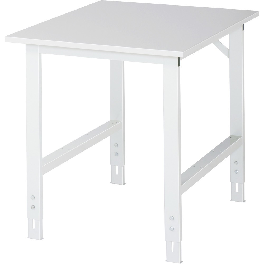 Immagine del prodotto: RAU Tavolo da lavoro regolabile in altezza Serie TOM, HxLxP 760-1.080 x 750 x 1.000 mm, piano di lavoro rivestito in resina melamminica