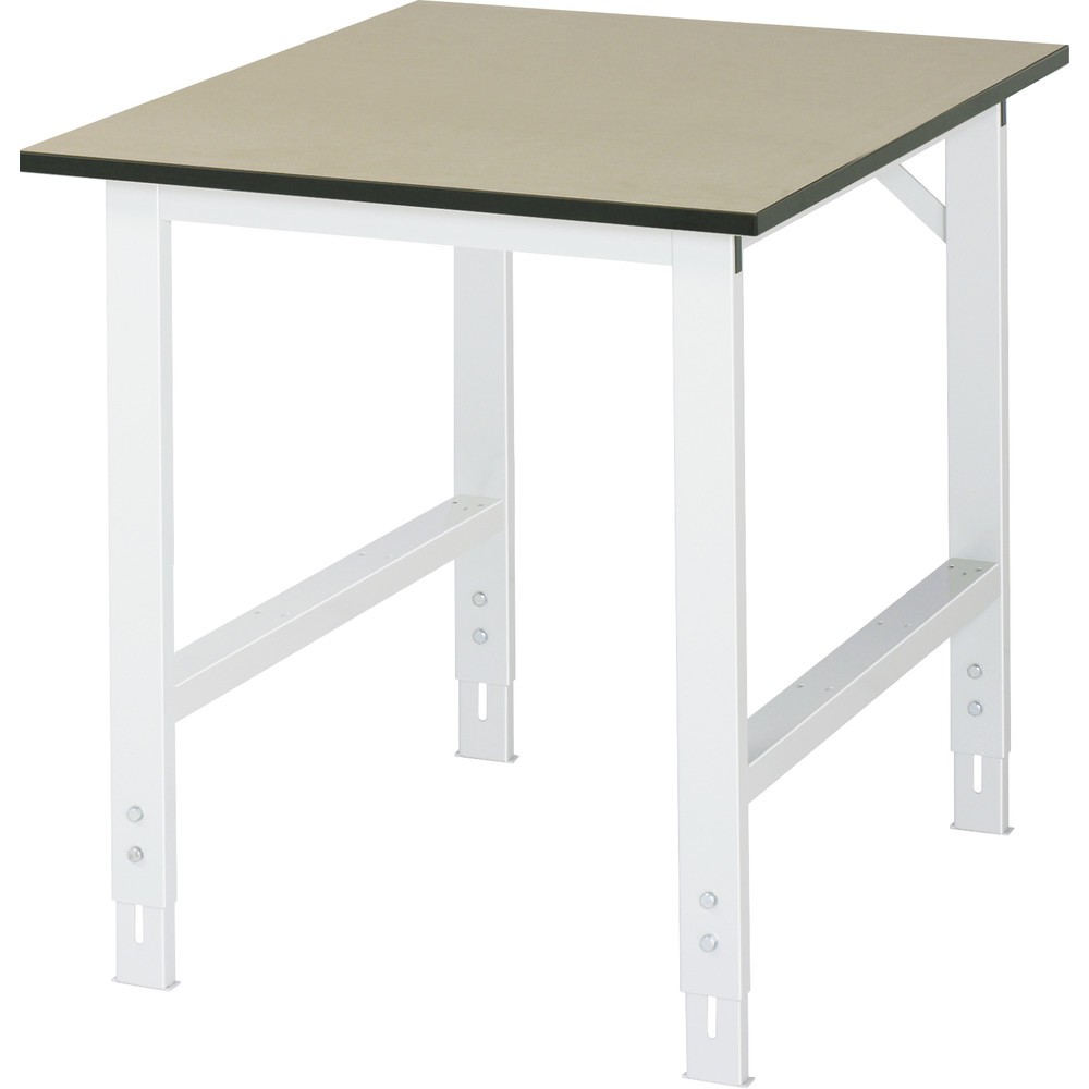 Immagine del prodotto: RAU Tavolo da lavoro regolabile in altezza Serie TOM, HxLxP 760-1.080 x 750 x 1.000 mm, piano di lavoro in MDF