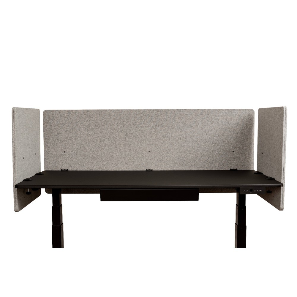 Immagine del prodotto n. 2: RECLAIM Pannello acustico per scrivania, parete laterale, larghezza 600 mm, grigio chiaro