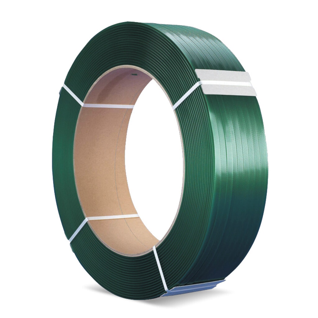 Reggetta in PET, goffrata, lunghezza 2.500 m, larghezza nastro 13 mm Immagine del prodotto: Reggetta in PET, goffrata, lunghezza 2.500 m, larghezza nastro 13 mm