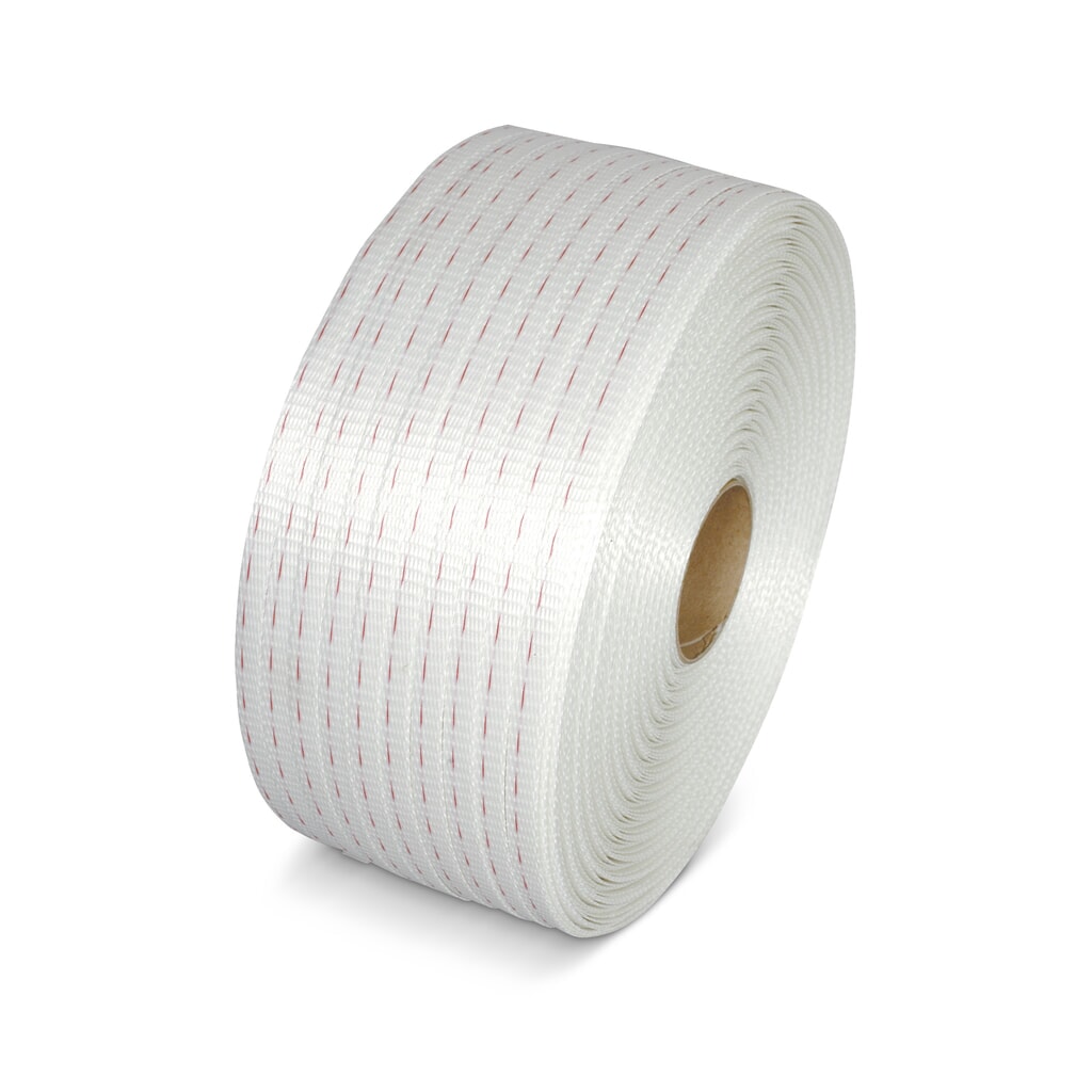 Reggetta in poliestere, intrecciata, lunghezza 850 m, larghezza nastro 13 mm Immagine del prodotto: Reggetta in poliestere, intrecciata, lunghezza 850 m, larghezza nastro 13 mm