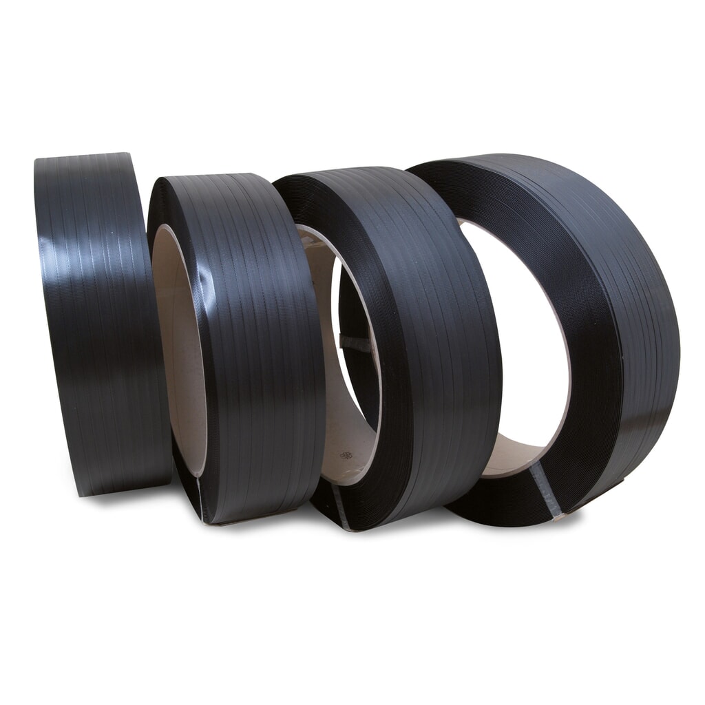 Reggetta in PP, goffrata, lunghezza 1.500 m, larghezza nastro 16 mm Immagine del prodotto: Reggetta in PP, goffrata, lunghezza 1.500 m, larghezza nastro 16 mm