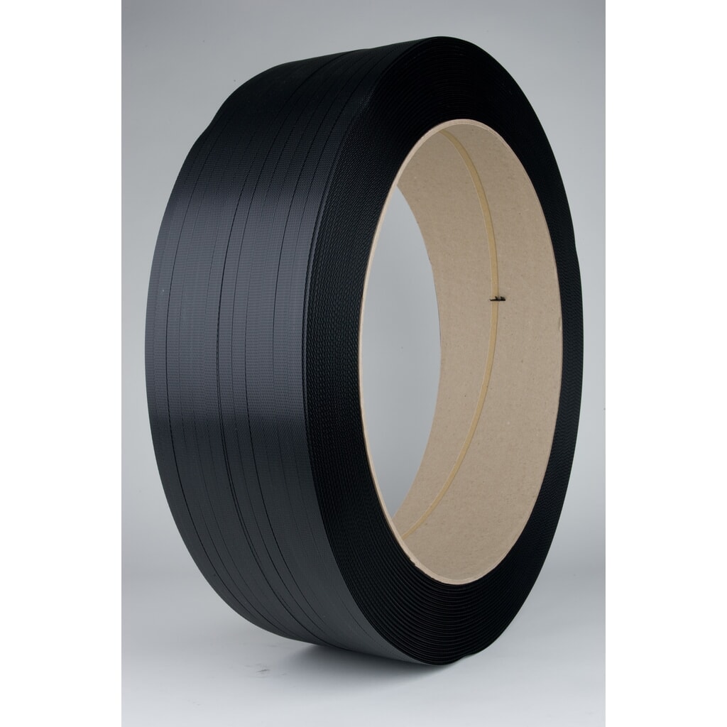 Reggetta in PP, qualità SA, goffrata, 13 x 0,75 mm Immagine del prodotto: Reggetta in PP, qualità SA, goffrata, 13 x 0,75 mm