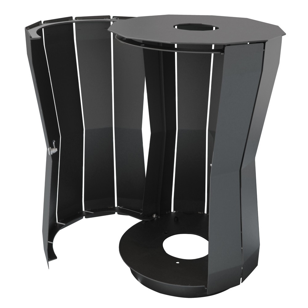 Immagine del prodotto n. 2: RENNER Contenitore per rifiuti Style, 105 litri, ematite antracite