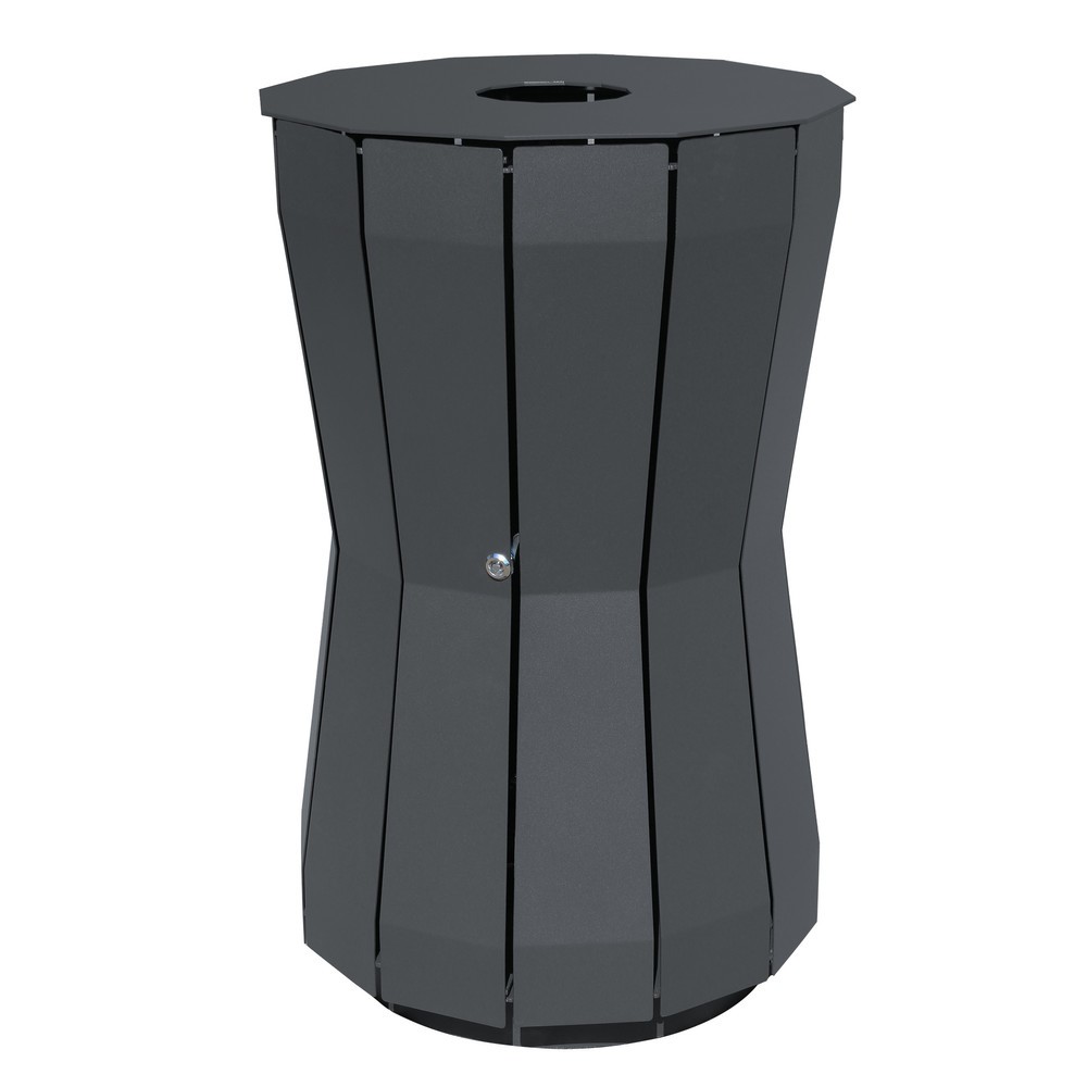 Immagine del prodotto n. 1: RENNER Contenitore per rifiuti Style, 105 litri, ematite antracite