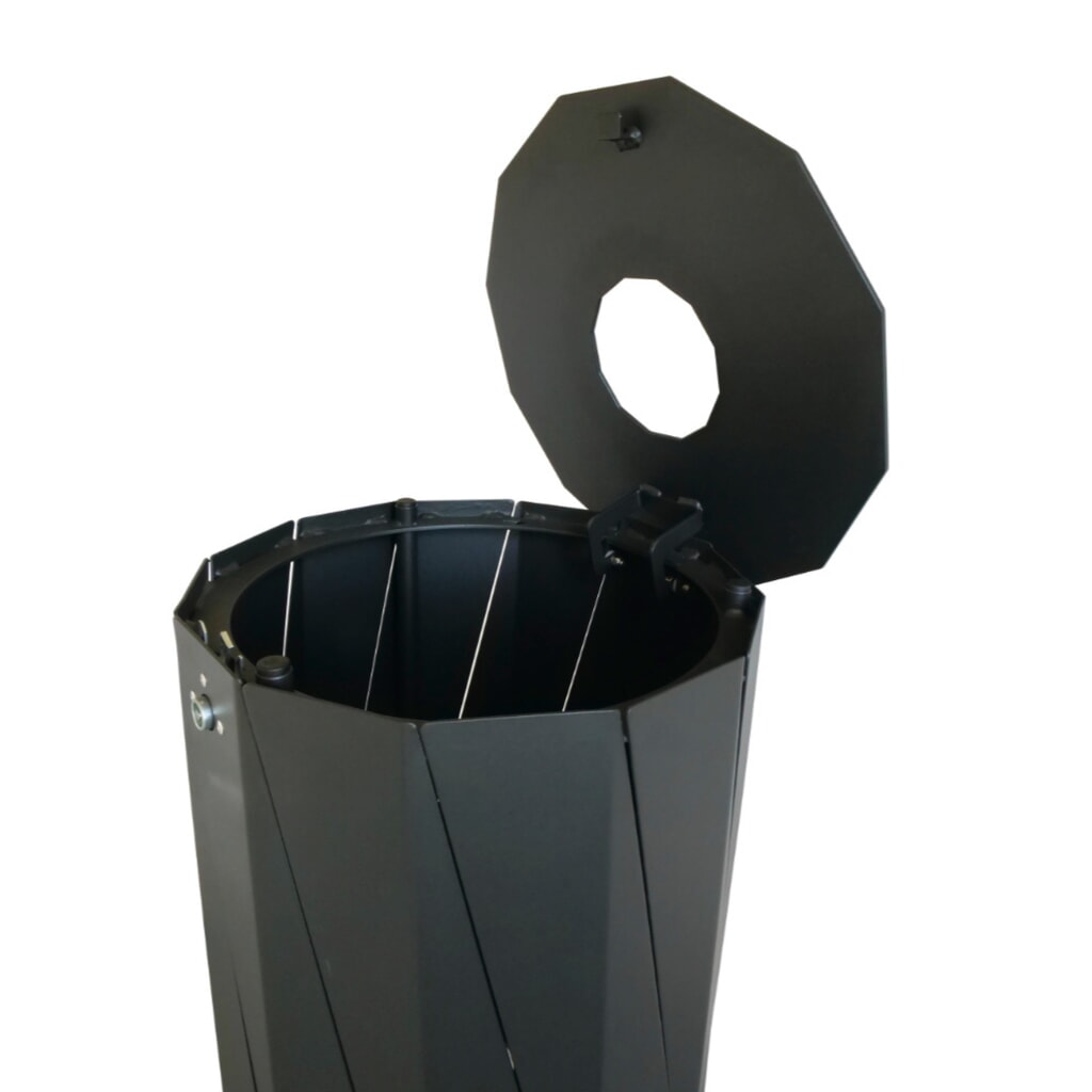 Immagine del prodotto n. 2: RENNER contenitore per rifiuti tipo 7007-20, 50 litri, ematite antracite