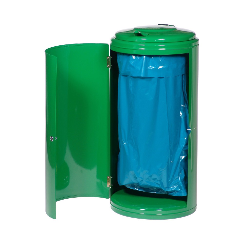 Immagine del prodotto n. 2: RENNER Portarifiuti AFS, 120 litri, con chiusura a chiave, verniciato a polvere, blu cobalto