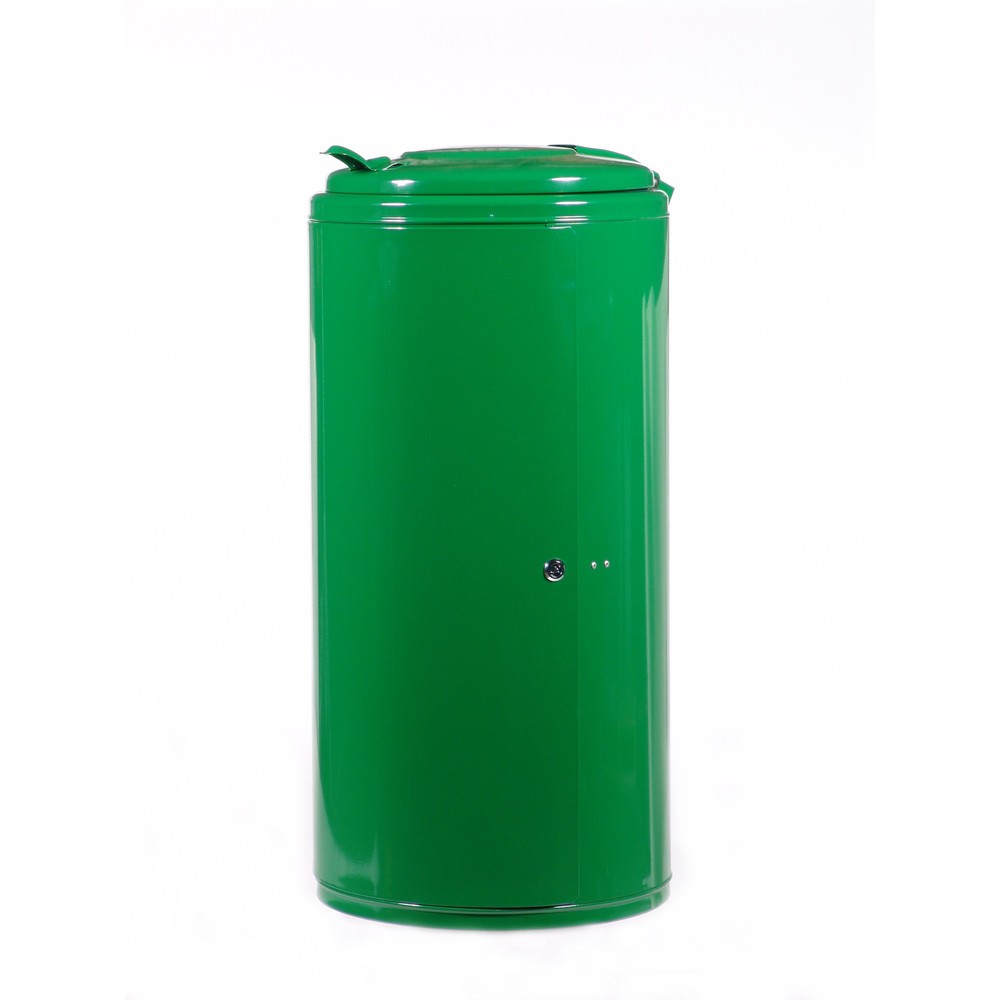 Immagine del prodotto n. 1: RENNER Portarifiuti AFS, 120 litri, con chiusura a chiave, verniciato a polvere, blu cobalto