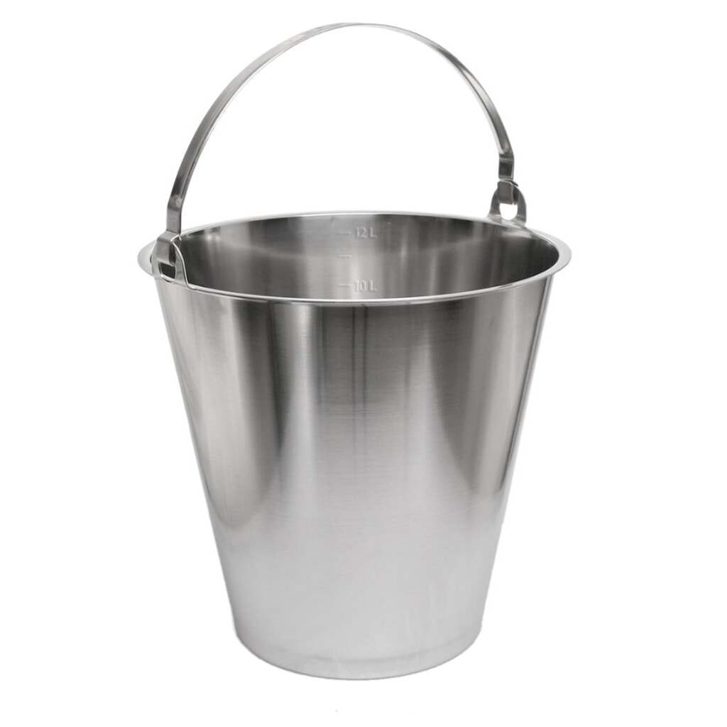 Immagine del prodotto: RENNER Secchio in acciaio inox, 12 litri