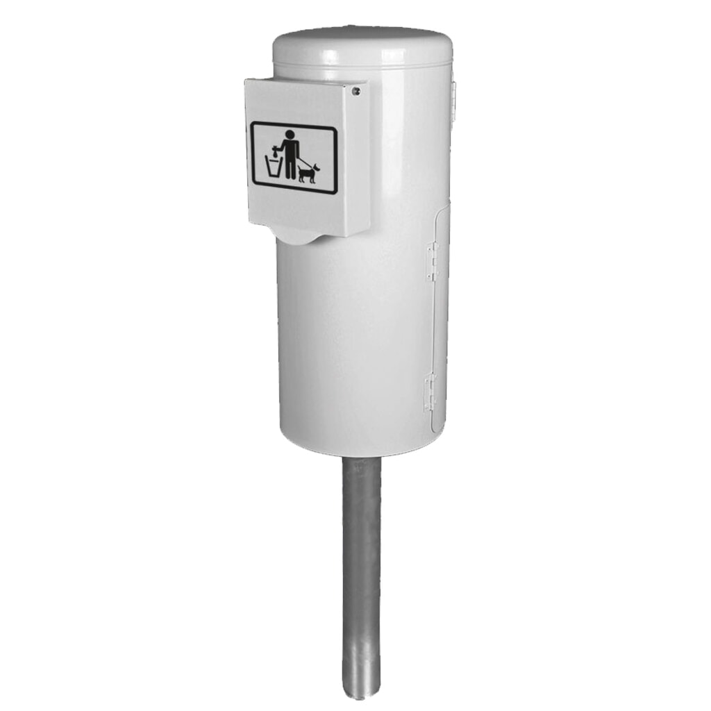 RENNER Toilette per cani tipo 7077-01 con dispenser di sacchetti e contenitore integrati, da cementare, ematite antracite Immagine del prodotto: RENNER Toilette per cani tipo 7077-01 con dispenser di sacchetti e contenitore integrati, da cementare, ematite antracite