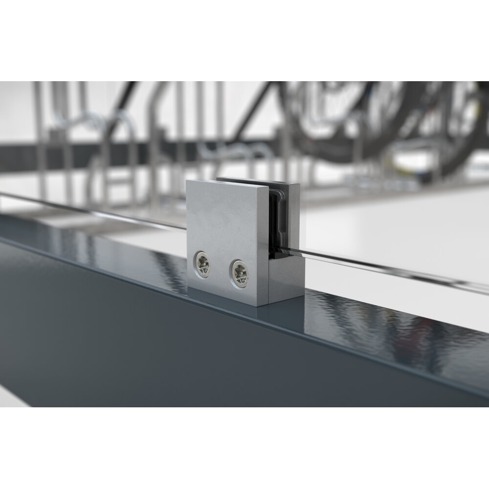 Immagine del prodotto n. 4: Pensile per fumatori wsm® KÖLN ALPINE, completamente assemblato, carico neve max. 4,15 kg/m², 9 elementi, senza pavimentazione, grigio antracite