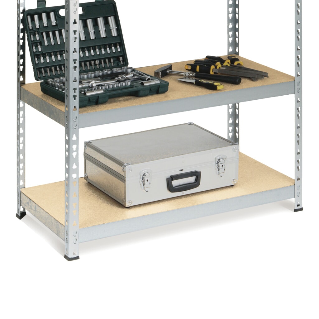 Ripiani per scaffalatura a ripiani BASIC, portata per ripiano 175 kg, zincato, LxP 920 x 460 mm Immagine del prodotto: Ripiani per scaffalatura a ripiani BASIC, portata per ripiano 175 kg, zincato, LxP 920 x 460 mm