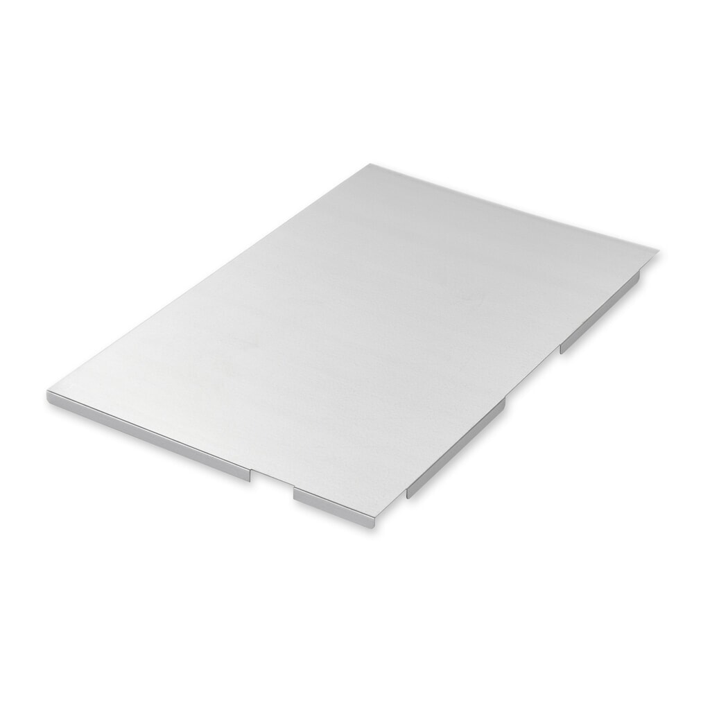 Ripiano chiuso in acciaio per dispositivo di estrazione dei pallet, portata 600 kg, profondità di estrazione del 70% Immagine del prodotto: Ripiano chiuso in acciaio per dispositivo di estrazione dei pallet, portata 600 kg, profondità di estrazione del 70%