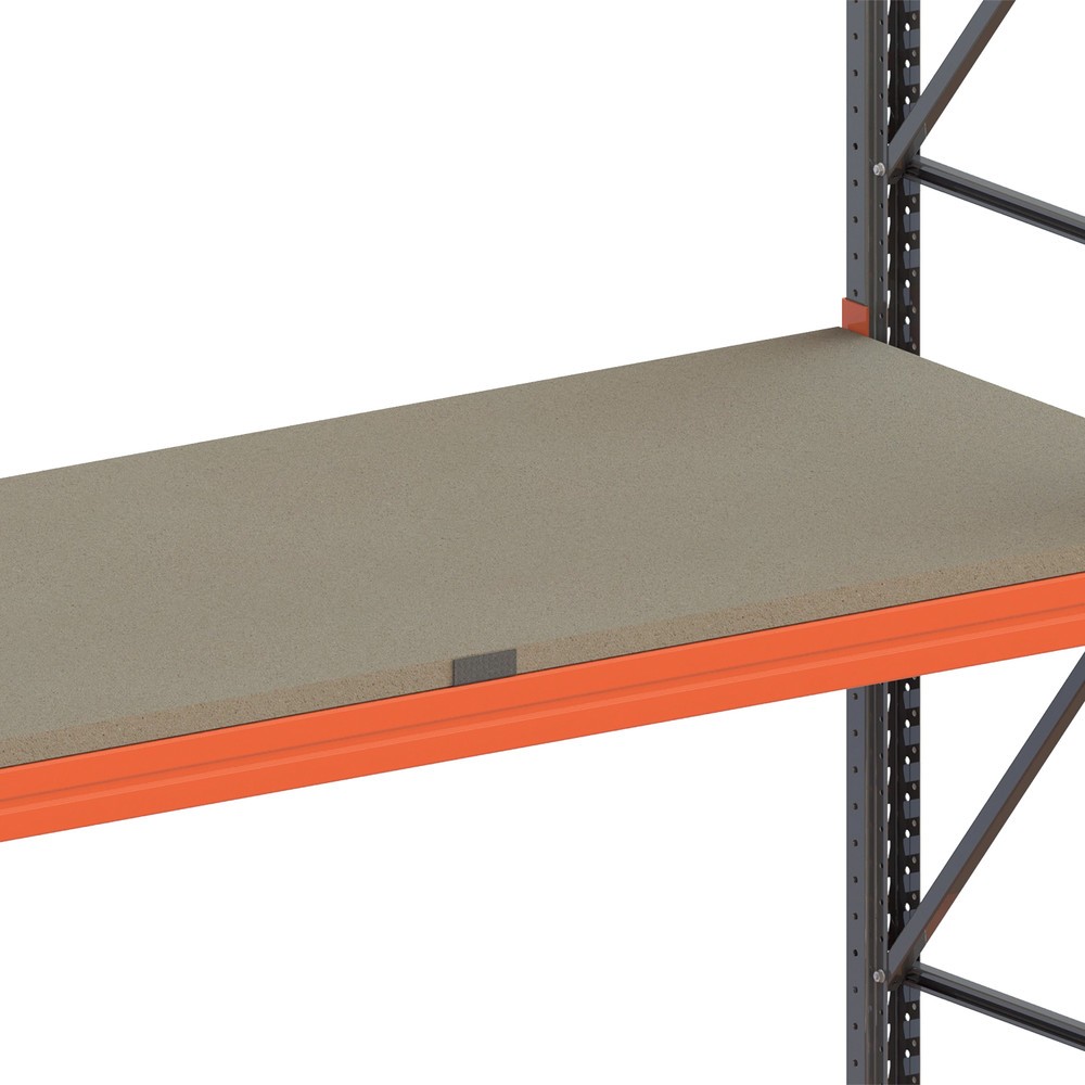 Immagine del prodotto n. 2: Ripiano con pianetto in truciolato per scaffalatura porta-pallet META MULTIPAL, LxP 2.700 x 1.100 mm