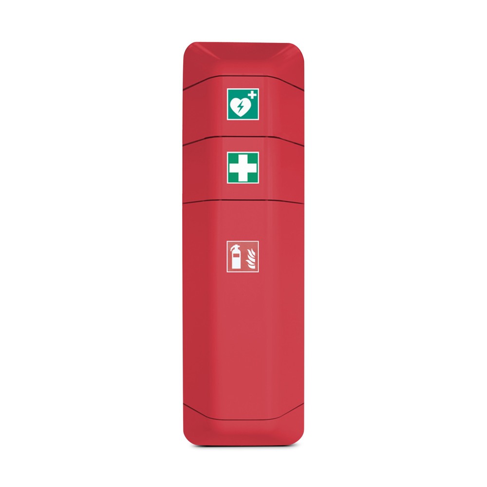 Immagine del prodotto: Ripiano defibrillatore per armadio di stoccaggio estintore, rosso