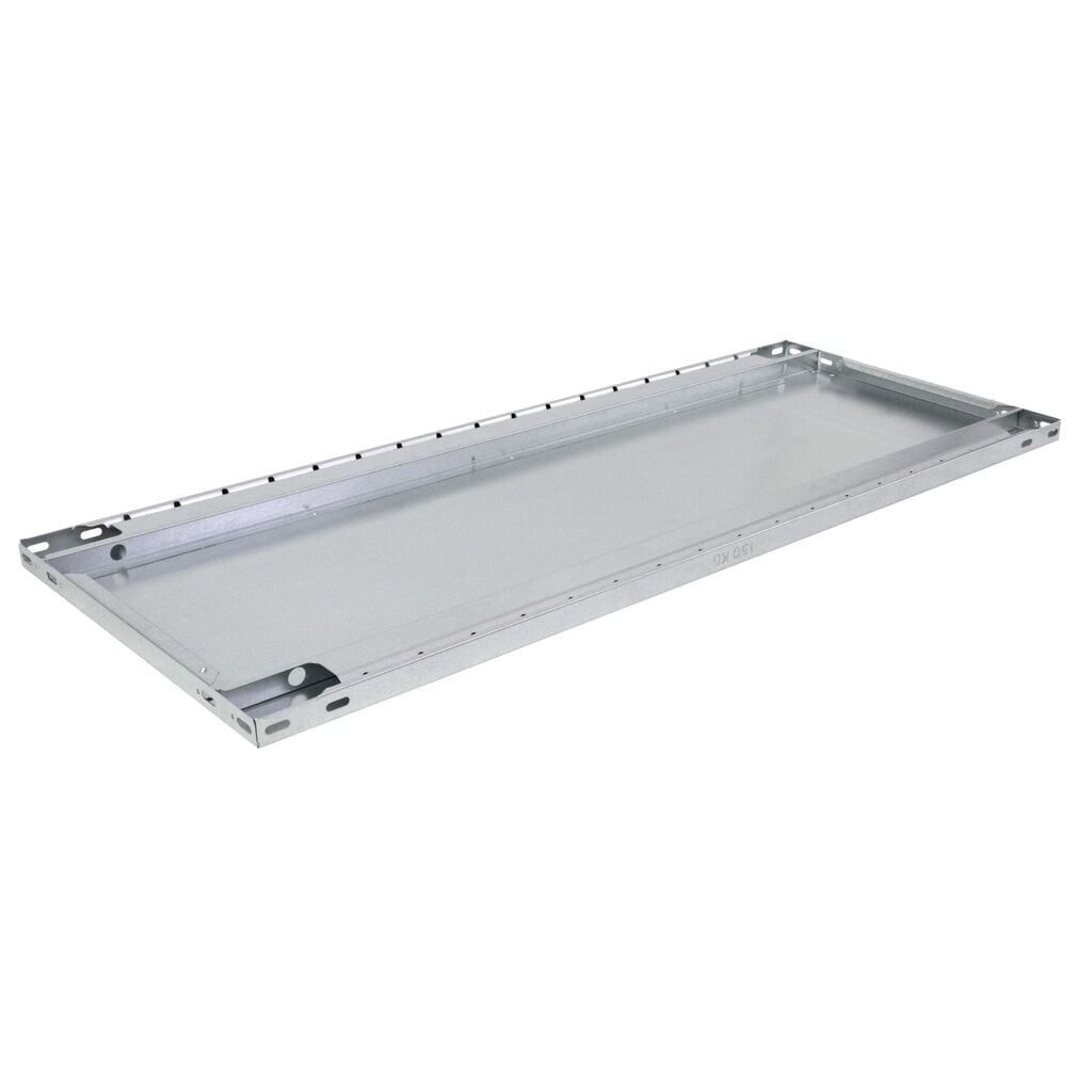 Immagine del prodotto n. 2: Ripiano MULTIplus per scaffalatura a ripiani SCHULTE Green, montaggio a incastro, portata per piano 150 kg, confezione da 2, LxP 1.000 x 400 mm, incl. 8 supporti per ripiano