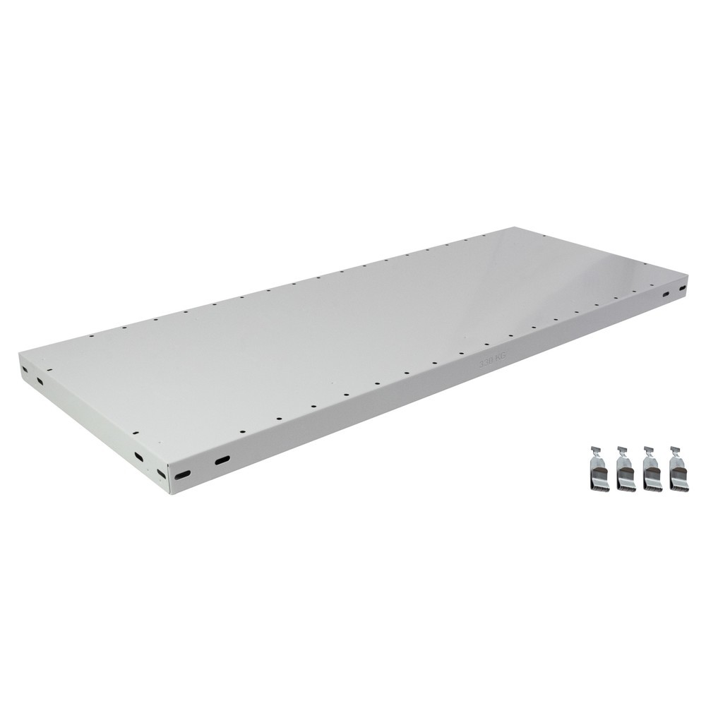 Immagine del prodotto: Ripiano MULTIplus330 per scaffalatura a ripiani SCHULTE, portata per ripiano 330 kg, grigio chiaro, LxP 1.000 x 300 mm