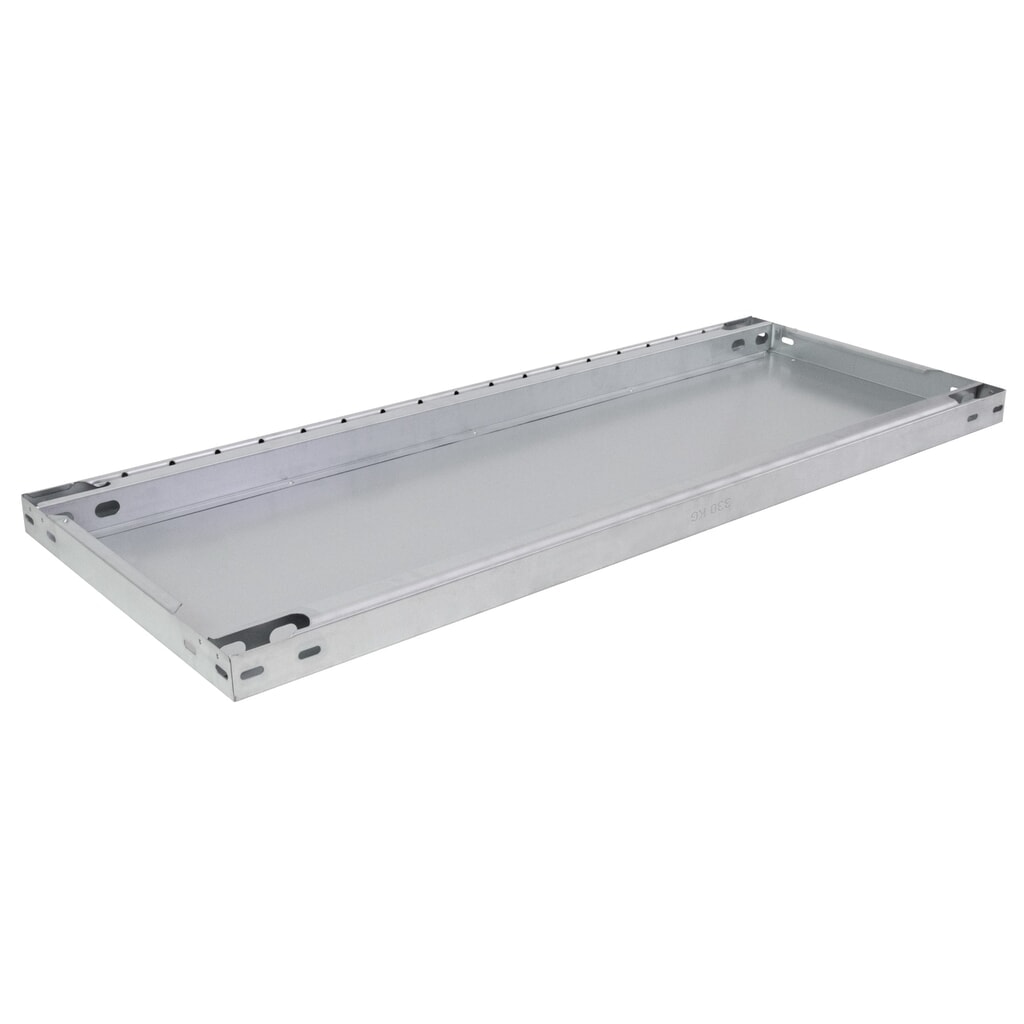 Immagine del prodotto n. 2: Ripiano zincato per scaffalatura a ripiani SCHULTE, montaggio a incastro, portata per ripiano 330 kg, LxP 1.000 x 300 mm