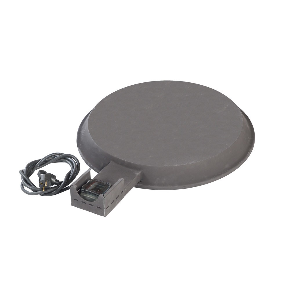 Immagine del prodotto: Riscaldatore per fondo dei fusti alta temperatura Kuhlmann, 200-220 l, 50-300 ºC, 230 V, 1.800 W, Ø 550 mm
