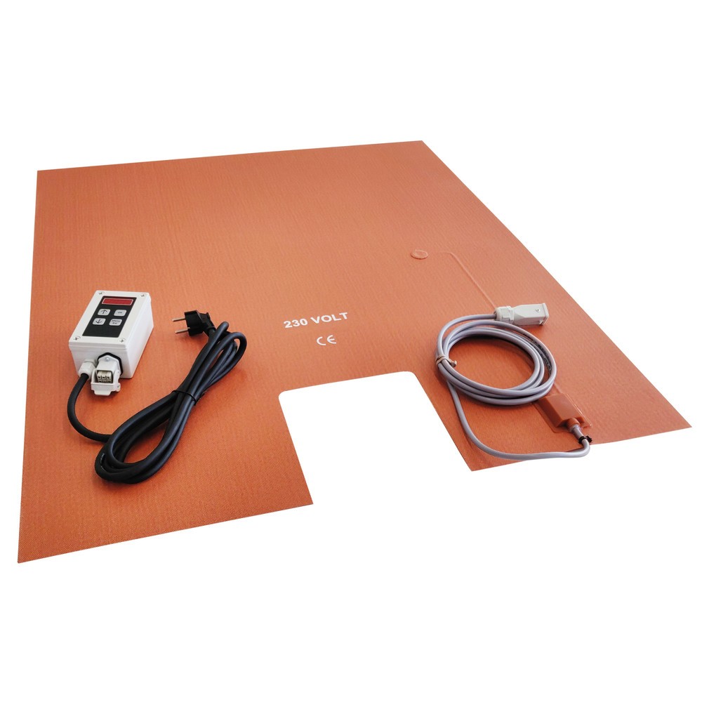 Immagine del prodotto: Riscaldatore per fondo dei fusti Kuhlmann per contenitori IBC, regolatore digitale, 0-150 °C, 230 V, 2.700 W
