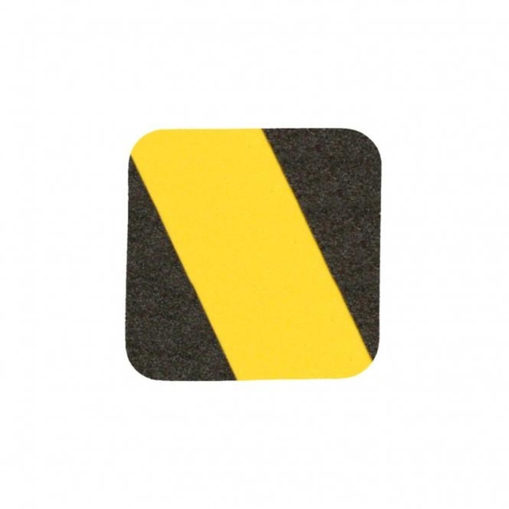 Immagine del prodotto: Rivestimento antiscivolo m2™, duttile, 50 pz., LxL 140 x 140 mm, nero-giallo